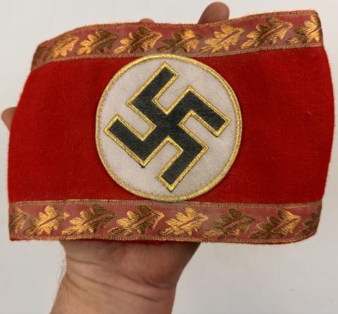 WW2 German Nazi Third Reich NSDAP High leader Officer uniform tunic ARMBAND