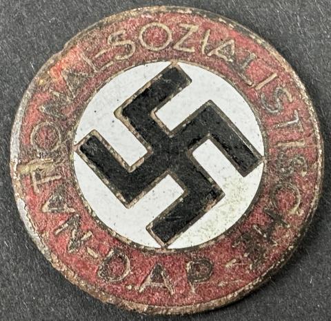 WW2 German Nazi Third Reich NSDAP membership pin relic found Adolf Hitler WW2 German Nazi Third Reich NSDAP membership pin relic found Adolf Hitler