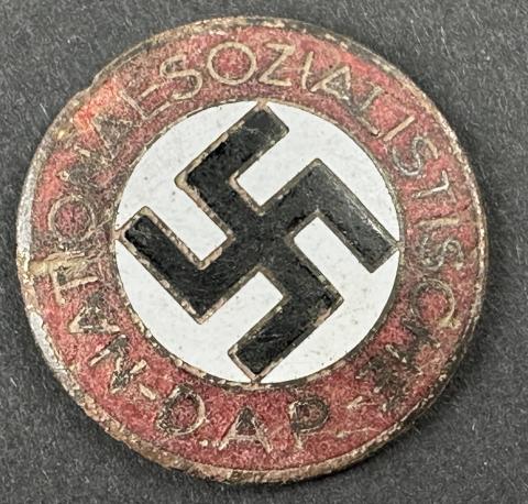 WW2 German Nazi Third Reich NSDAP membership pin relic found Adolf Hitler