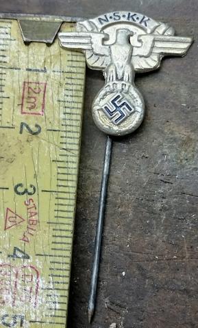 WW2 German Nazi Third Reich nskk n.s.k.k stickpin stick pin motorcycle club