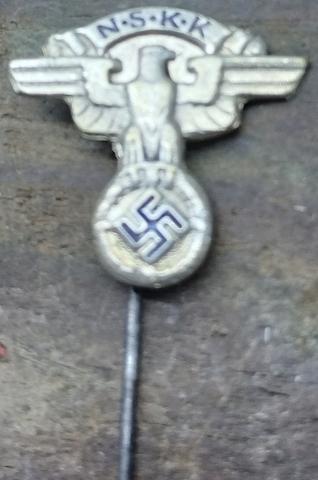 WW2 German Nazi Third Reich nskk n.s.k.k stickpin stick pin motorcycle club