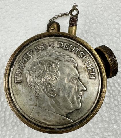 WW2 German Nazi Third Reich Patriotic Adolf Hitler lighter fuhrer for sale