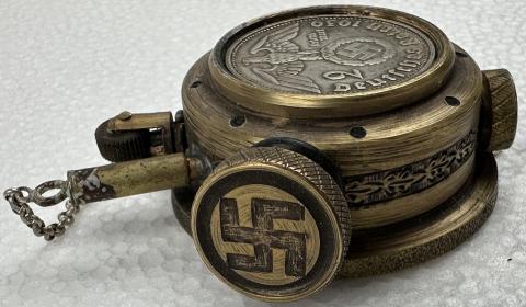 WW2 German Nazi Third Reich Patriotic Adolf Hitler lighter fuhrer for sale