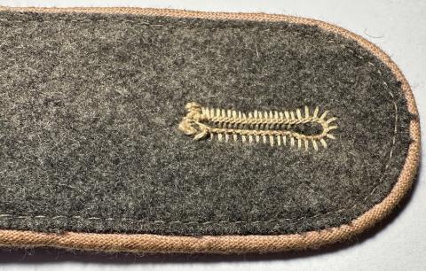 WW2 German Nazi uniform tunic removed Wehrmacht shoulder boards set