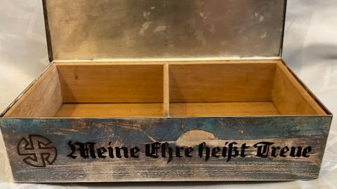 WW2 German Nazi UNIQUE WAFFEN SS 5e division SS Wiking cigar case