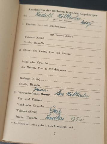 WAFFEN SS STANDARTENFUHRER KOMMANDER SCHUTZPOLIZEI ID SOLDBUCH photo ausweis original authentic