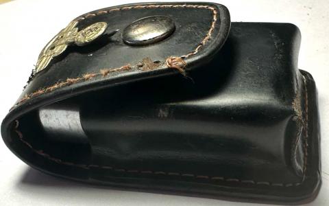 WW2 German Nazi unique WAFFEN SS Totenkopf MOTO zippo lighter with NSKK etui by RZM