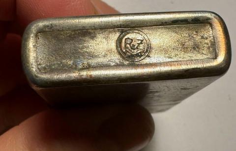 WW2 German Nazi unique WAFFEN SS Totenkopf MOTO zippo lighter with NSKK etui