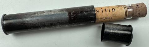 WW2 GERMAN NAZI sOLDIER DRUG PERVITIN ORIGINAL TUBE hitler crystal meth