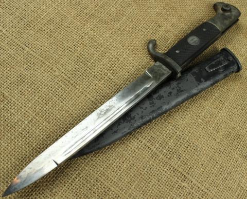 WW2 German Nazi WAFFEN SS bayonet totenkopf panzer wiking edge weapon