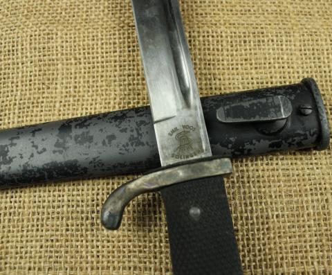 WW2 German Nazi WAFFEN SS bayonet totenkopf panzer wiking edge weapon