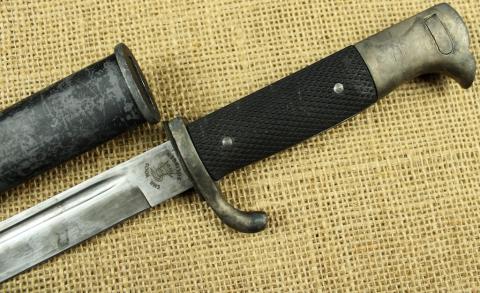WW2 German Nazi WAFFEN SS bayonet totenkopf panzer wiking edge weapon