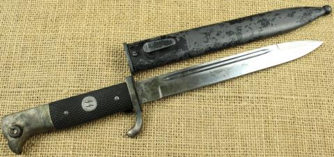 WW2 German Nazi WAFFEN SS bayonet totenkopf panzer wiking edge weapon
