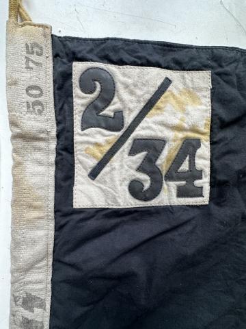 original WAFFEN SS DAS REICH double sides STAMPED flag