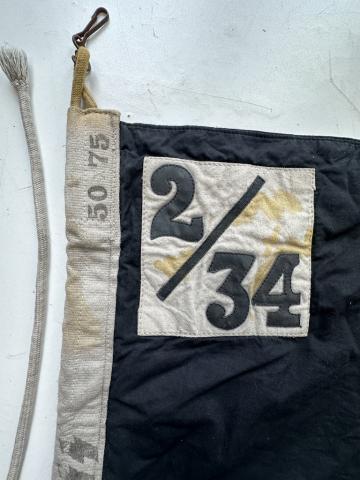 original WAFFEN SS DAS REICH double sides STAMPED flag