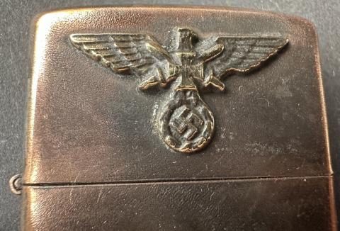 WW2 German Nazi Waffen SS eagle ww1 veteran zippo lighter by rzm