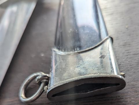 authentic original SS enlisted early SS dagger EICKHORN oval maker