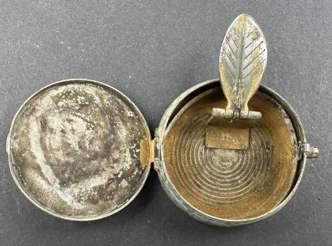 WW2 German Nazi WAFFEN SS field compact ASHTRAY made by RZM