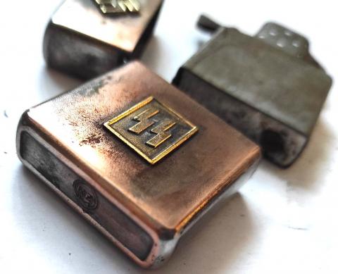 WW2 german Nazi WAFFEN SS field gear soldier zippo lighter with Swastika rzm