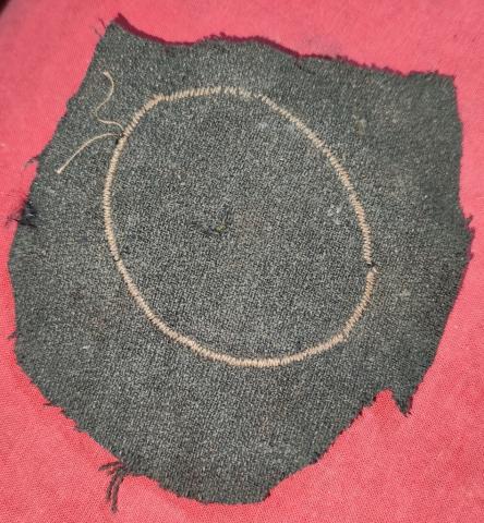 WW2 German Nazi Waffen SS Gebirgsjager cloth tunic patch uniform totenkopf panzer original for sale