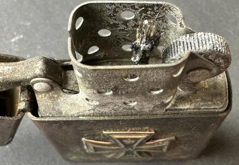 WW2 German Nazi Waffen SS Iron cross ww1 veteran zippo lighter by rzm