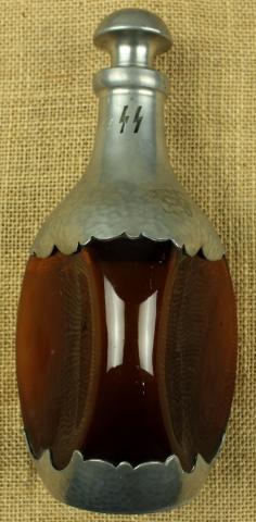 WW2 German Nazi WAFFEN SS kantine carafe bottle with SS runes and Swastika WW2 German Nazi WAFFEN SS kantine carafe bottle with SS runes and Swastika