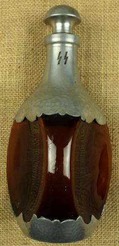 WW2 German Nazi WAFFEN SS kantine carafe bottle with SS runes and Swastika WW2 German Nazi WAFFEN SS kantine carafe bottle with SS runes and Swastika