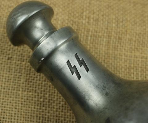 WW2 German Nazi WAFFEN SS Kantine carafe bottle silverware swastika