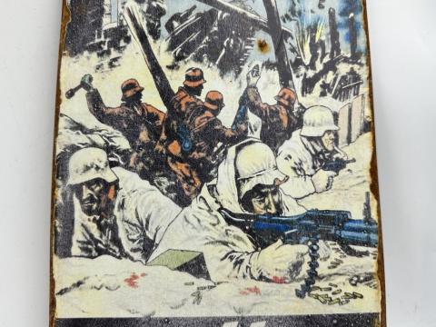 WW2 German Nazi Waffen SS meine SS Ehre! recruitment metal sign original for sale