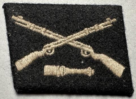 WW2 German Waffen SS NCO collar tab Dirlewanger division rzm tag