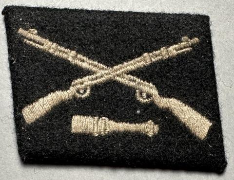 WW2 German Waffen SS NCO collar tab Dirlewanger division rzm tag