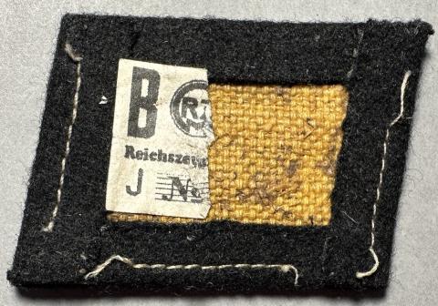 WW2 German Waffen SS NCO collar tab Dirlewanger division rzm tag