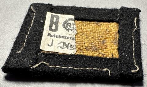 WW2 German Waffen SS NCO collar tab Dirlewanger division rzm tag