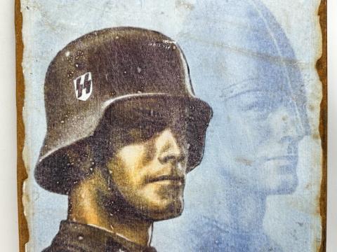 WW2 German Nazi Waffen SS Nordmenn recruitment metal sign