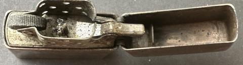 WW2 German Nazi WAFFEN SS NSDAP Swastika flag zippo lighter relic by RZM WW2 German Nazi WAFFEN SS NSDAP Swastika flag zippo lighter relic by RZM