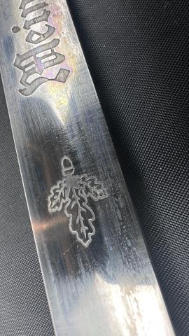 WW2 German Nazi WAFFEN SS Officer Candidate Sword by WKC Solingen