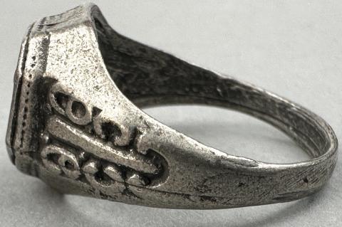 WW2 German Nazi WAFFEN SS officer silver ring original for sale bague allemande WW2 German Nazi WAFFEN SS officer silver ring original for sale bague allemande
