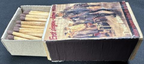 WW2 German Nazi Waffen SS Panzer Grossdeutschland recruitment propaganda matches box