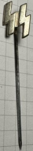 WW2 German Nazi Waffen SS patriotic membership ss runes stickpin