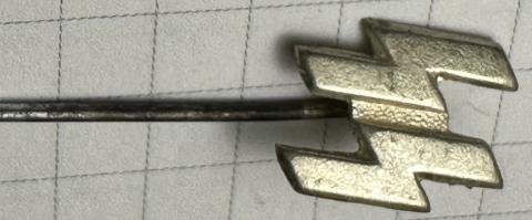 WW2 German Nazi Waffen SS patriotic membership ss runes stickpin