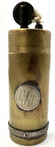 WW2 German Nazi Waffen SS Totenkopf 1st panzer division field lighter