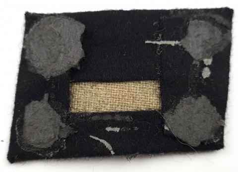 WW2 German Nazi WAFFEN SS TOTENKOPF Concentration camp GUARD collar tab skull NCO tunic removed