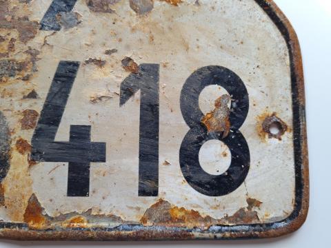 WW2 German Nazi WAFFEN SS TOTENKOPF PANZER licence plate troops truck WW2 German Nazi WAFFEN SS TOTENKOPF PANZER licence plate troops truck
