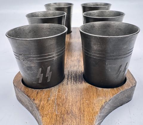 WW2 German Nazi WAFFEN SS TOTENKOPF silverware original flatware for sale