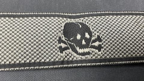 WW2 German Nazi Waffen SS Totenkopf skull cuff title cufftitle BEVO by RZM