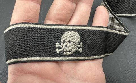 WW2 German Nazi Waffen SS Totenkopf skull cuff title cufftitle BEVO by RZM