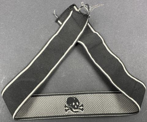 WW2 German Nazi Waffen SS Totenkopf skull cuff title cufftitle BEVO by RZM