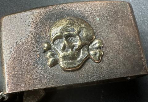WW2 German Nazi WAFFEN SS TOTENKOPF skull zippo lighter rzm genuine for sale WW2 German Nazi WAFFEN SS TOTENKOPF skull zippo lighter rzm genuine for sale