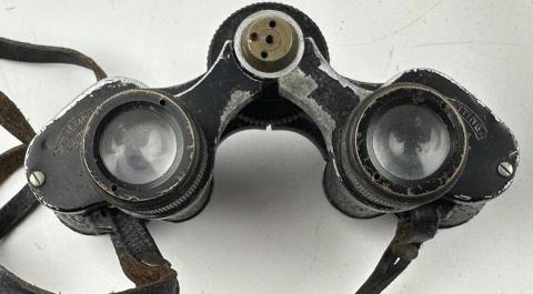 WW2 German Nazi Waffen SS Wehrmacht Reichswerr binoculars field gear