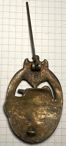 WW2 german Nazi WAFFEN SS WERHMACHT HEER Panzer badge tank award